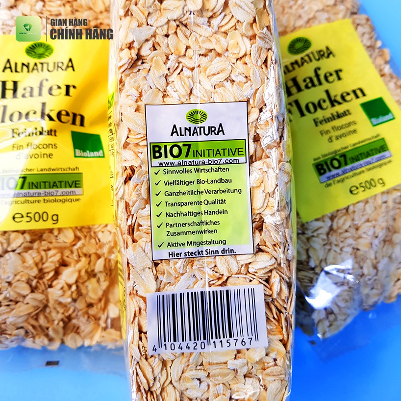 Yến mạch Hafer Flocken nhập khẩu Đức 500gr, Yến mạch ăn kiêng giảm cân | BigBuy360 - bigbuy360.vn