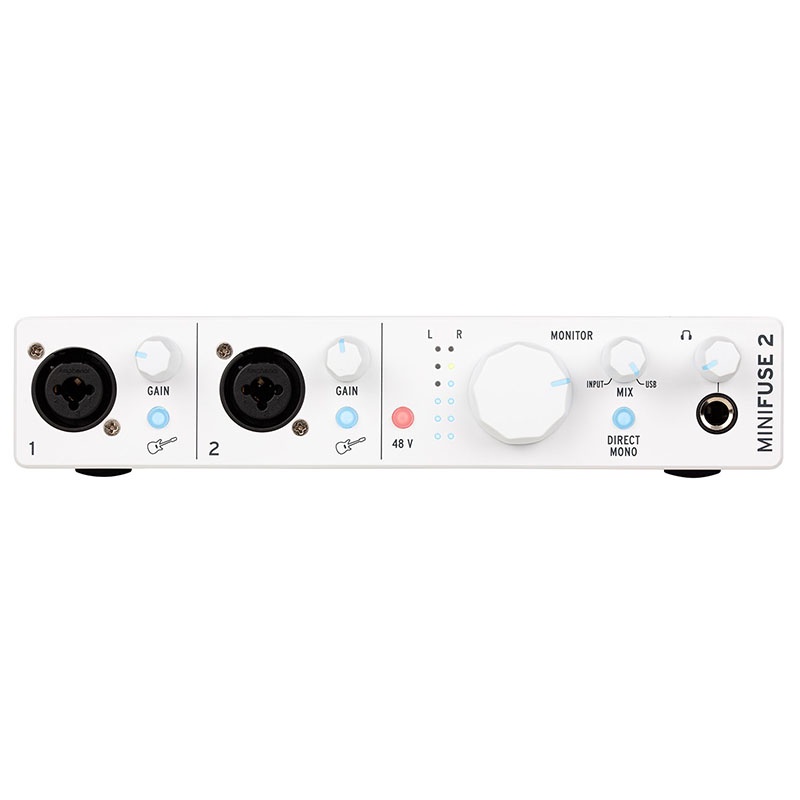 Arturia Mini Fuse 2 - Màu Trắng - Soundcard thu âm, live stream chất lượng cao