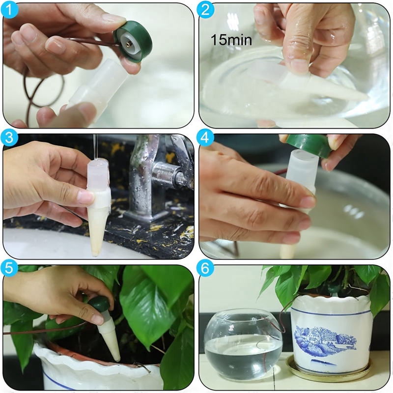 Bộ 2 Đầu Tưới Nước Tự Động Cho Cây Trong Nhà