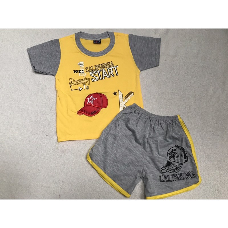 BỘ THUN COTTON BÉ TRAI