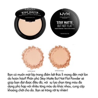 Phấn phủ NYX Stat Matte but Not Flat Powdwe