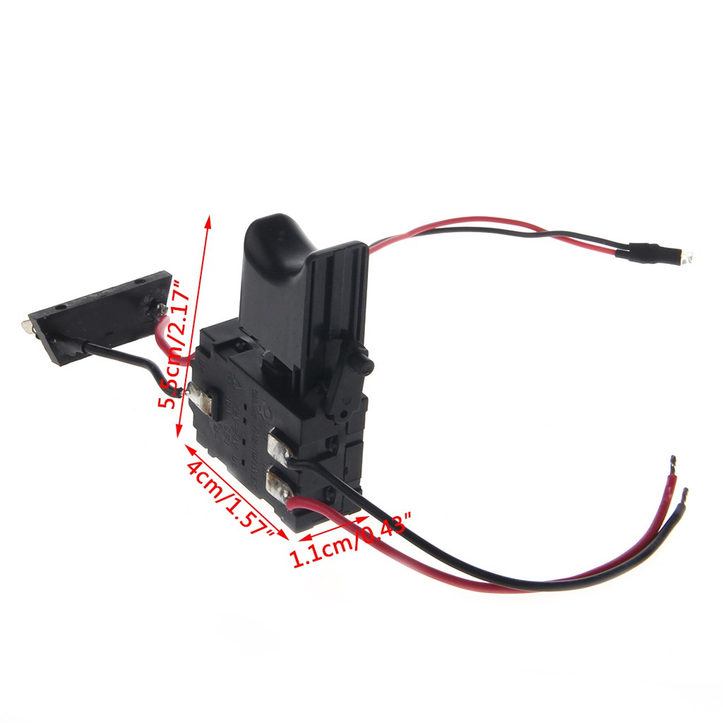 Công tắc chống bụi điều khiển tốc độ máy khoan không dây DC 7.2-24V