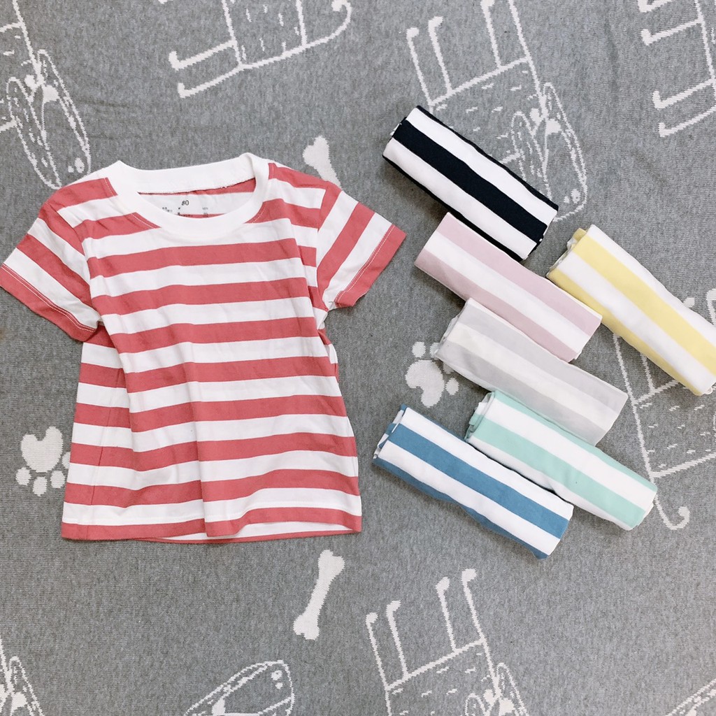 [ẢNH THẬT] Áo thun cộc tay cho bé 1-6 tuổi, hàng VNXK, 100% cotton thấm hút mồ hôi