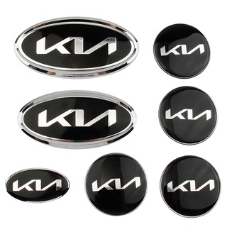 Set 7 miếng dán logo trang trí vô lăng xe hơi kia kn logo k5 k3 k4 k2 k9