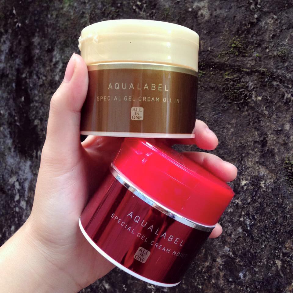 Kem dưỡng shiseido aqualabel 5in1 90gram