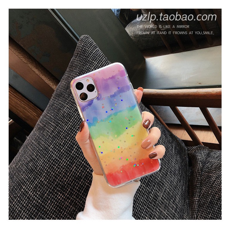 Rainbow Star Ốp lưng Huawei Nova7i Nova7se Cover Nova5T Nova3e 3i Nova4e Soft Cover P20 P30 P40 Pro Mate20 Mate30 PRO TPU Case