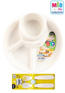 Set khay bát thìa ăn dặm cho bé