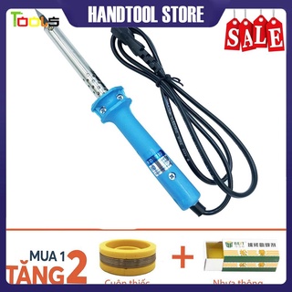 Mỏ hàn thiếc 60W gia nhiệt nhanh chóng tặng cuộn thiếc và nhựa thông