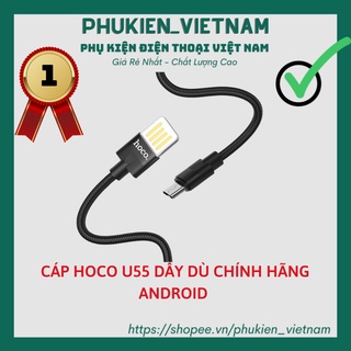 Cáp Hoco U55 dây dù ✓ Hàng chính hãng ✓ Cáp Android
