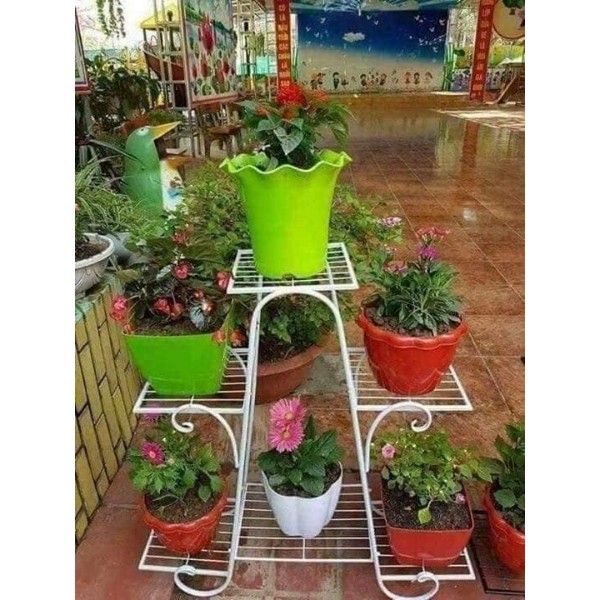 Kệ sắt để chậu hoa , cây cảnh – 5 tầng