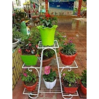Kệ sắt để chậu hoa , cây cảnh – 5 tầng