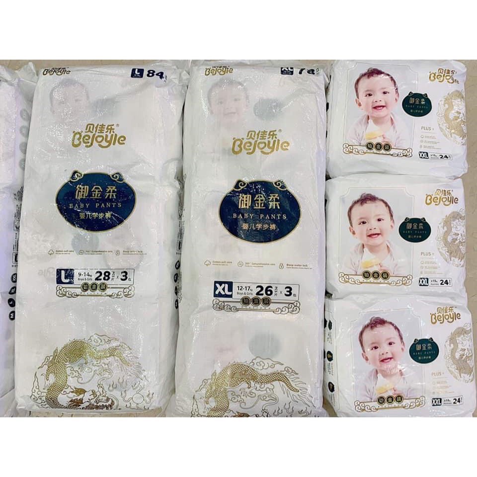 [CHÍNH HÃNG] Bỉm BEJOYIE Dán /Quần S120/M96/L90/XL78/XXL66