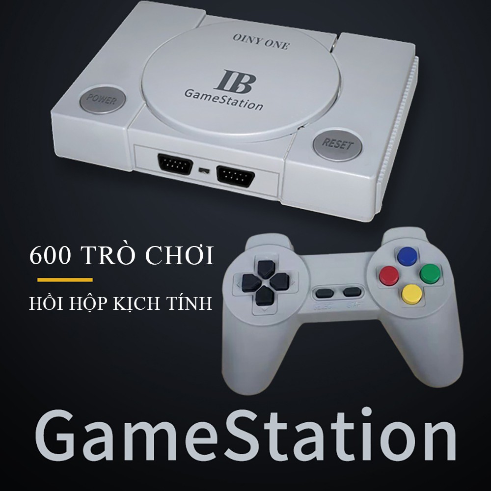 Máy chơi game 4 nút gameStation IB tích hợp 600 games, phiên bản AV