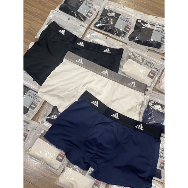 Quần Sịp Đùi Nam Boxer Adidas Cotton Siêu Co Giãn 4 Chiều Kèm Túi Zip Vệ Sinh.Quần Lót Nam Siêu Thoáng Khử Mùi