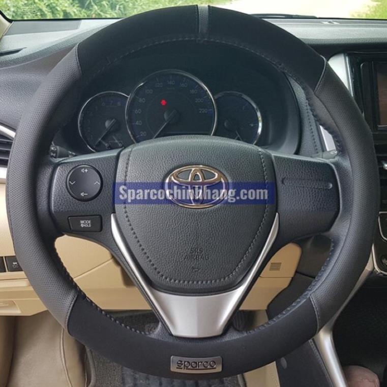 Bọc vô lăng SPARCO SPS103BKS thương hiệu Ý