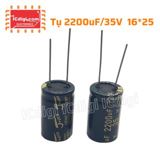 Bộ 10 con tụ hóa thường 35v 2200uf 16x25mm