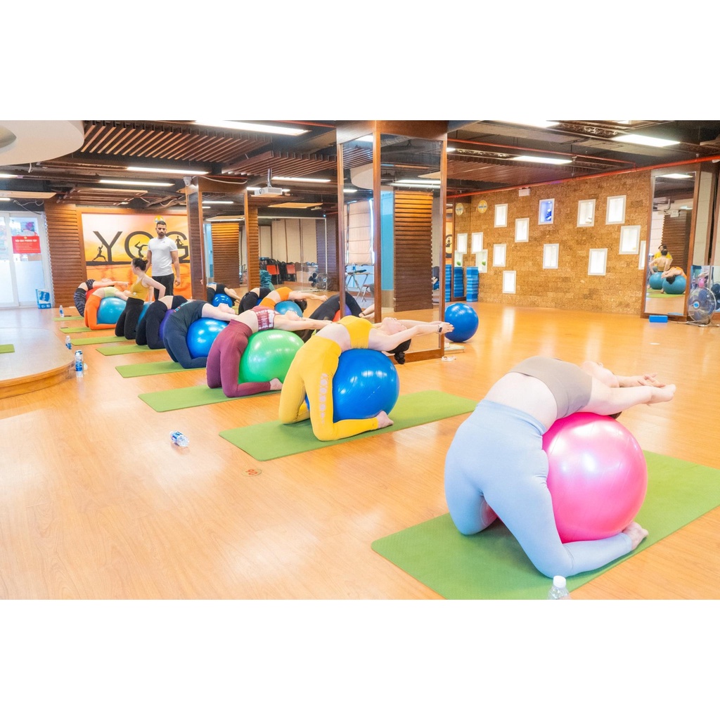 Bóng tập Yoga cao su - Thư viện Yoga - Size 65cm