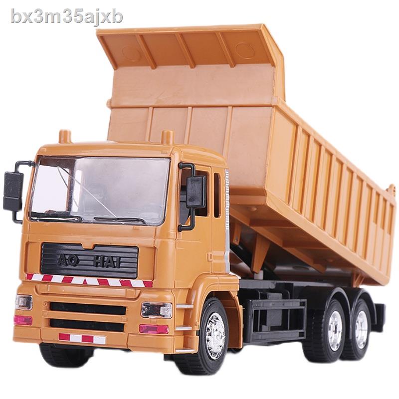✚ ▼ Xe ben hợp kim lớn điều khiển từ xa, xe ben sạc không dây, xe công trình, mô hình xe tải chở đất