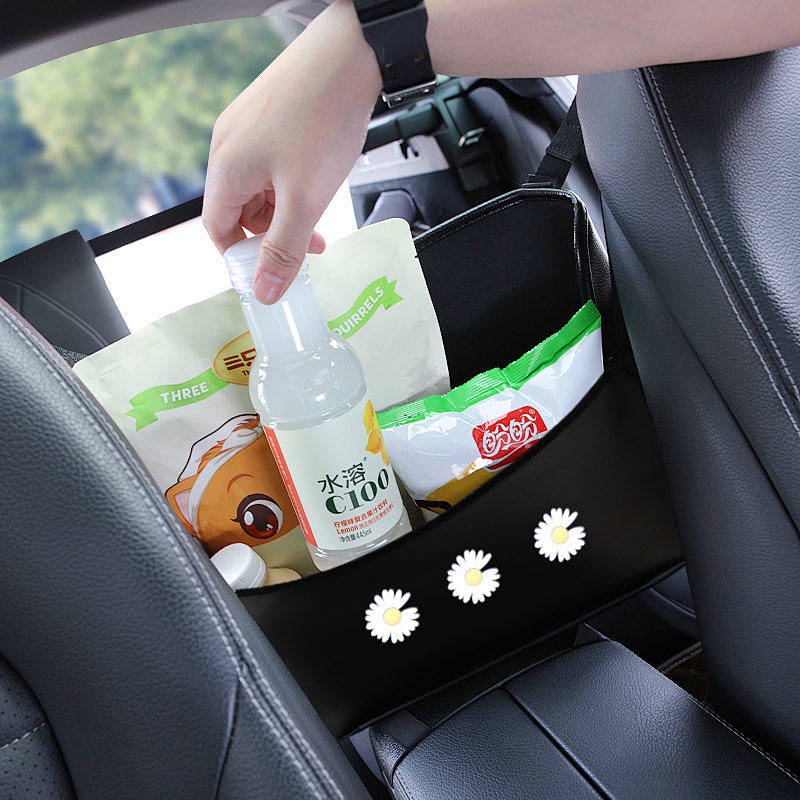 Car Seat Room Storage Net Bag Car Storage Bag Car Interior Place Bag Artifact Middle Front Stop Net Shopping Bags Auto department store supplies