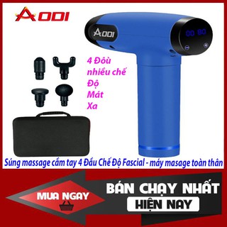 Súng massage, máy massage fascial gun-giảm mỡ, giảm nhức mỏi, căng cơ - aodi