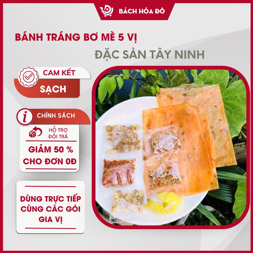 Bánh Tráng Bơ Mè 5 vị - Đặc Sản Tây Ninh Shop Bách Hóa Đô