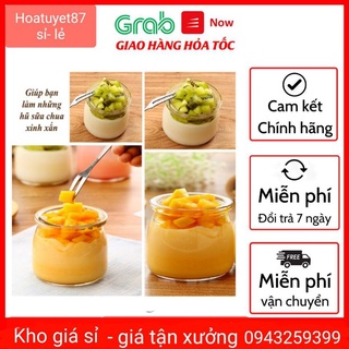 Hộp 12 hũ thuỷ tinh đựng sữa chua khổng lồ 200 ml