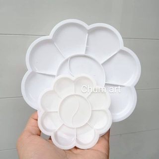 Khay pha màu Pallet pha màu mini cute