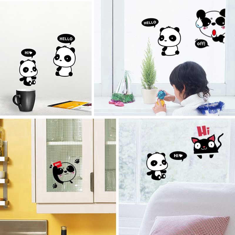 Miếng dán tường trang trí công tắc hình mèo