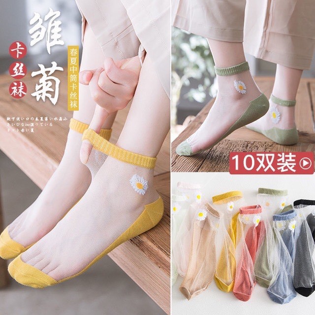 Tất cúc lưới  FREESHIP  nhiều màu đáng yêu