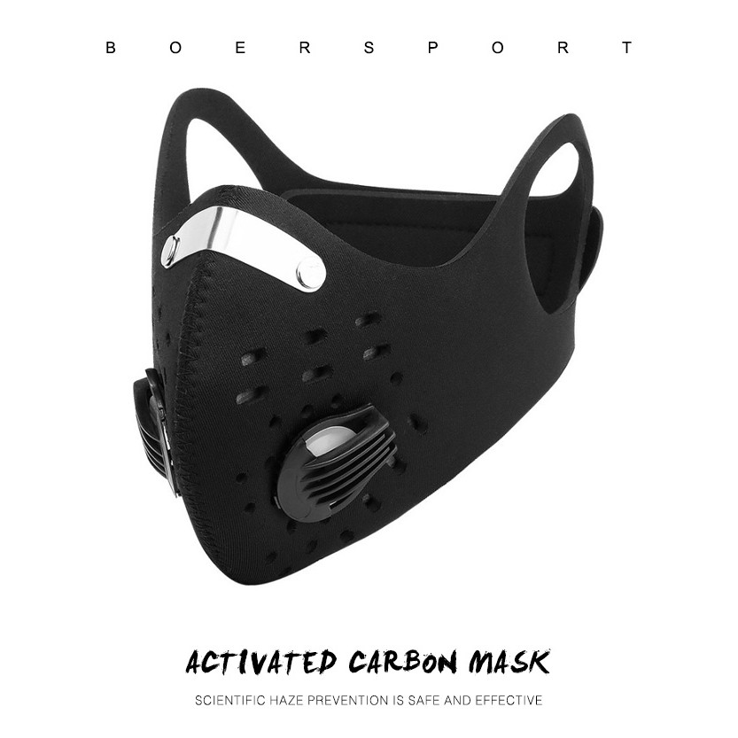 Khẩu trang thể thao Sport Mask Aolikes A-2200 lõi lọc than hoạt tính chống bụi min PM2.5