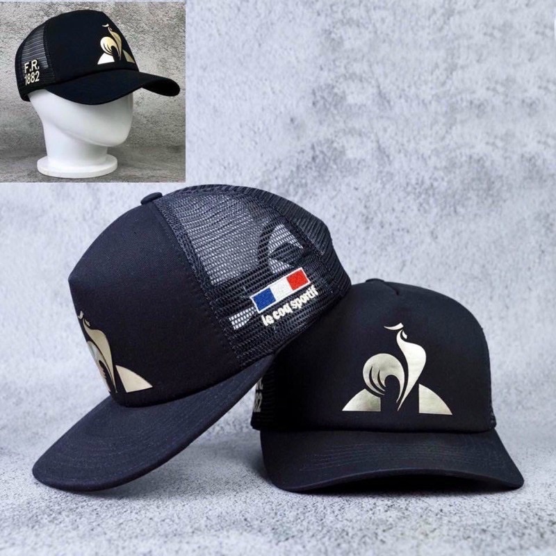 Nón kết phối lưới con gà màu đen cực đẹp