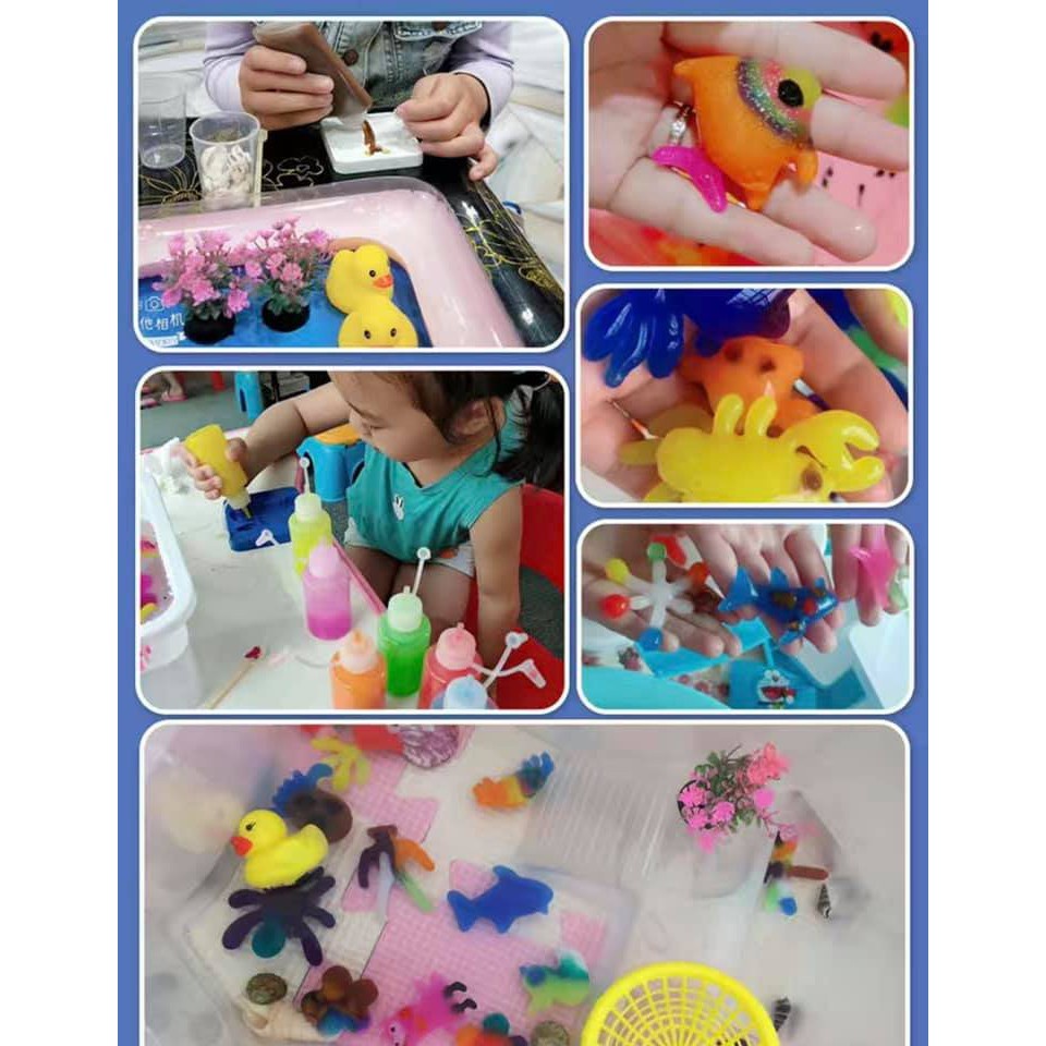 Bộ Tạo Hình Nước 3D Ma Thuật Cho Bé, Bộ Stem Đồ Chơi Khoa Học Thí Nghiệm Cho Bé Thỏa Sức Sáng Tạo