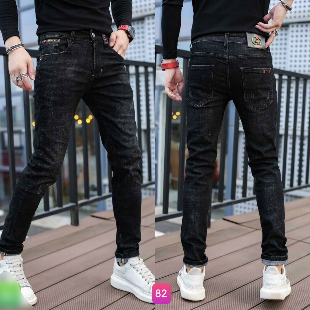 Quần Jean Nam Rin Co giãn Ống  Đứng Chất Bò Co Giãn Mẫu Mới Nhất M21