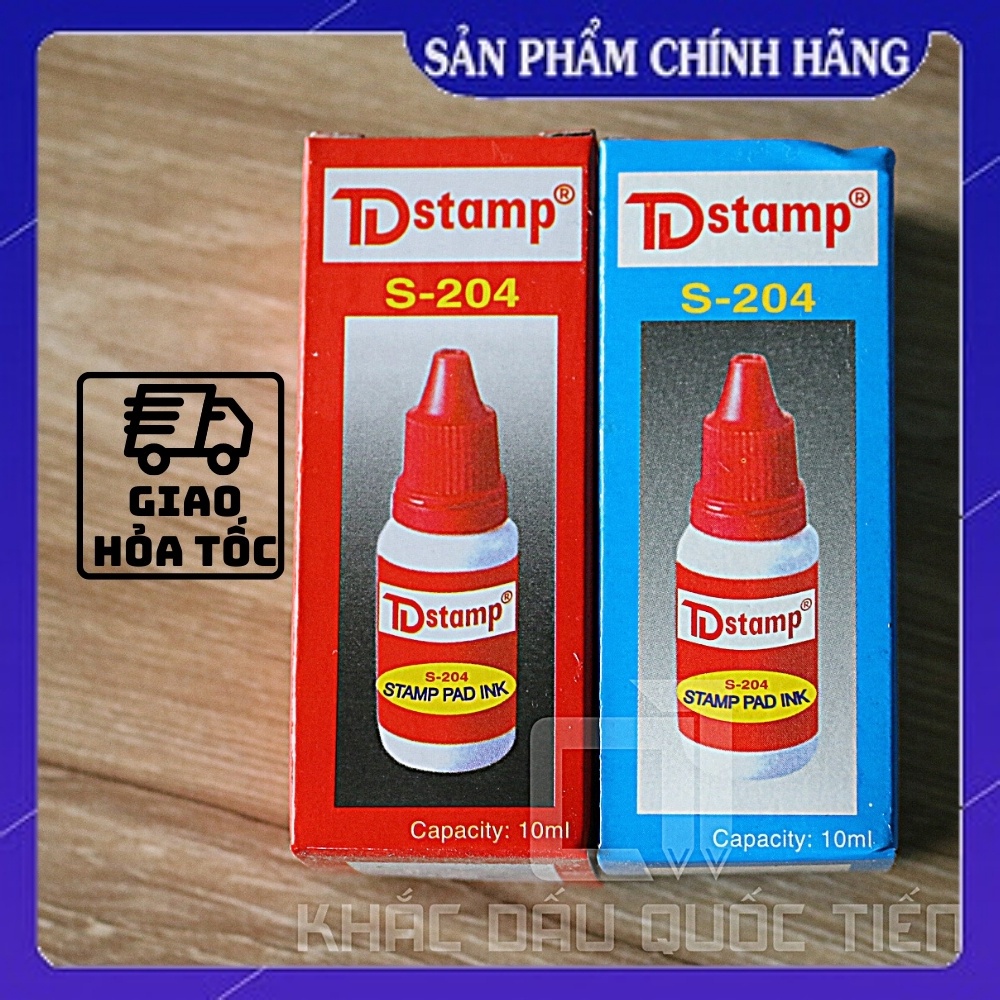 Mực dấu 10ml Mực nước dùng cho tất cả các loại dấu thông dụng