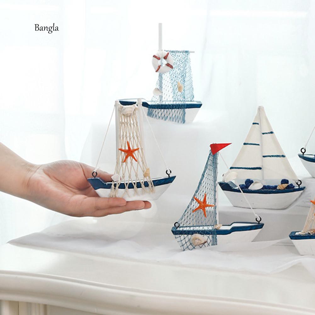 Mô hình thuyền buồm theo phong cách Địa Trung Hải dùng làm quà tặng