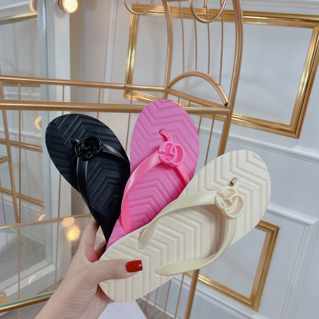 dép lê nữ quai da xỏ ngón siêu hót,đủ size 35-39 đế cực êm