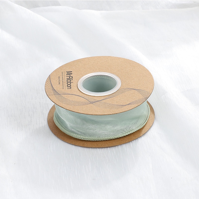 Cuộn ruy băng đuôi cá 4cm dùng thắt nơ trang trí quà tặng DIY