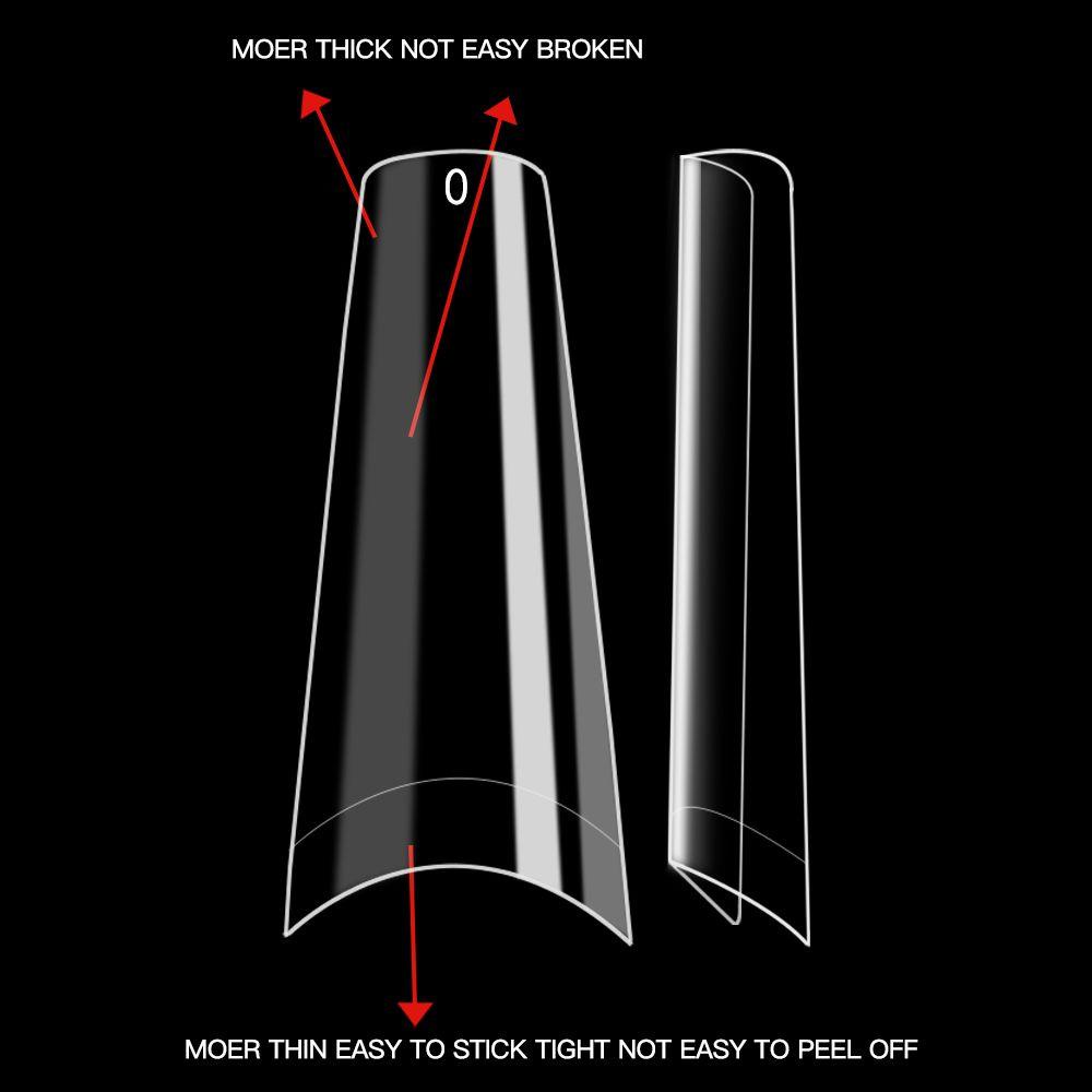 Móng Tay Giả Siêu Mỏng Che Phủ Nửa Móng Tay Tiện Dụng
