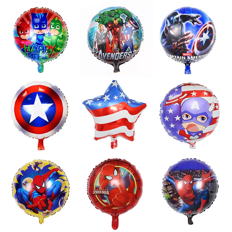 Bong bóng họa tiết nhân vật hoạt hình xinh xắn 18inch dùng trang trí