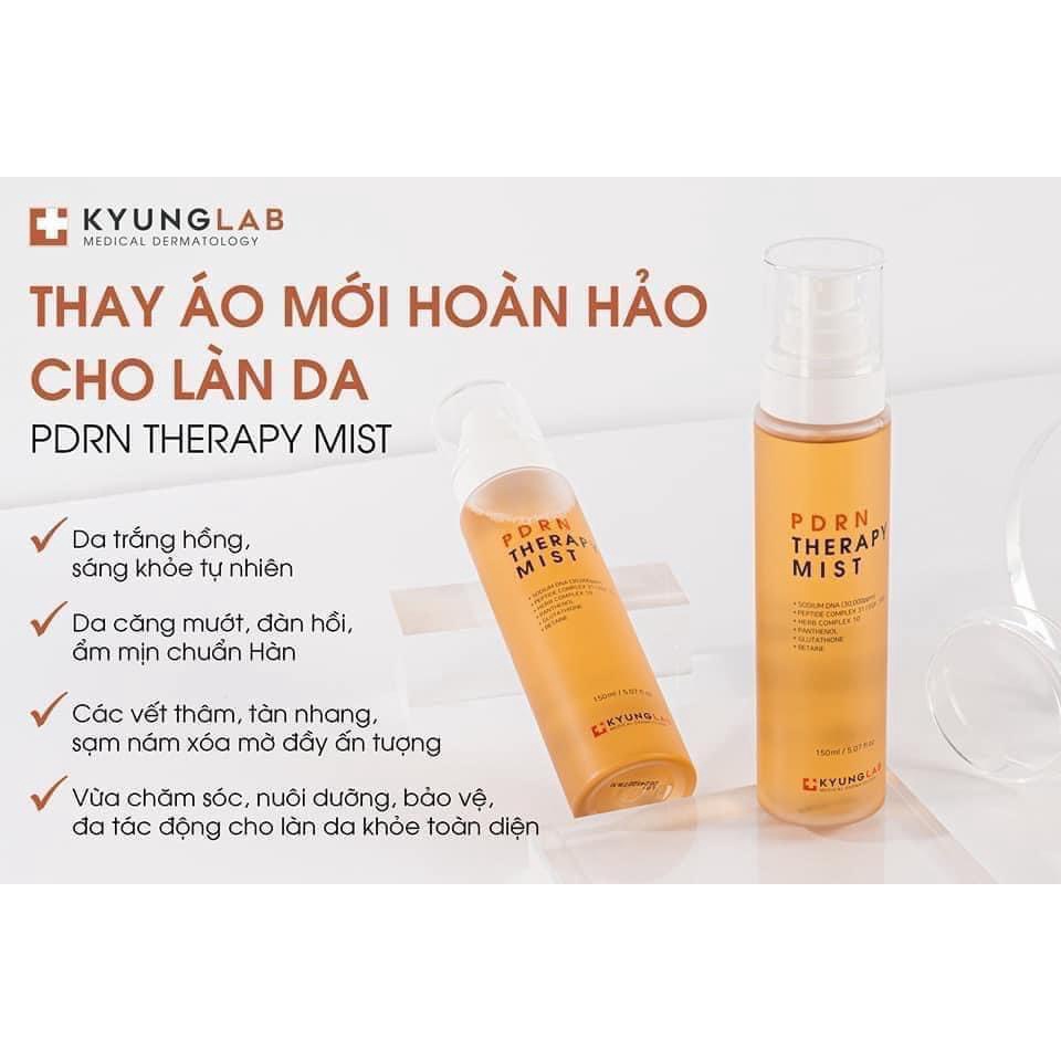 Xịt khoáng tế bào gốc Kyung Lab chính hãng PDNR THERAPY MIST, xịt nước thần tăng sinh Collagen,cấp ẩm phục hồi bảo vệ da