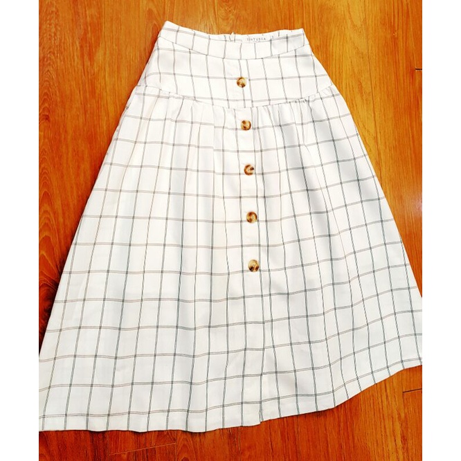 Chân váy kẻ sọc 2hand sz S