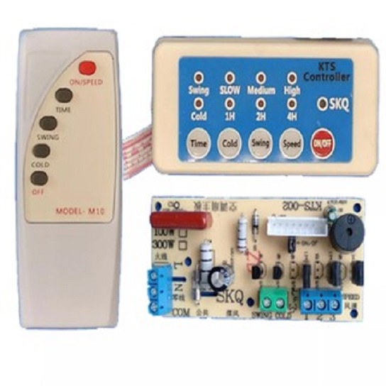 Combo 2 Bộ điều khiển từ xa cho quạt hơi nước quạt điều hòa LOẠI TỐT TIẾNG VIỆT mạch quạt hơi nước