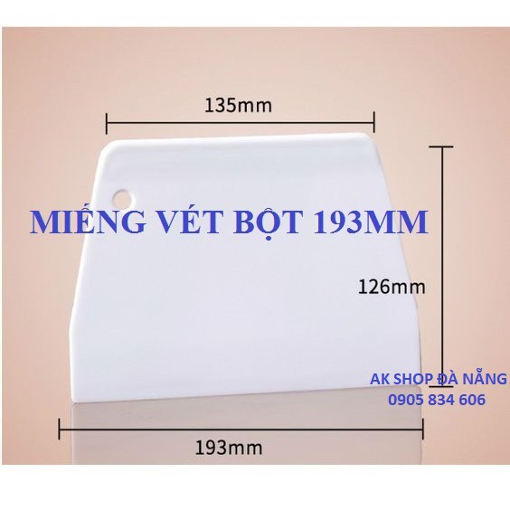 MIẾNG VÉT BỘT NHỰA 193MM