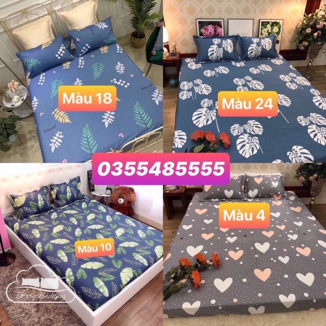 Bộ Ga Gối Cotton 100% Cao Cấp Mẫu Mới 2020 (Nhắn tin/Ghi chú chọn mẫu) rẻ nhất❤️