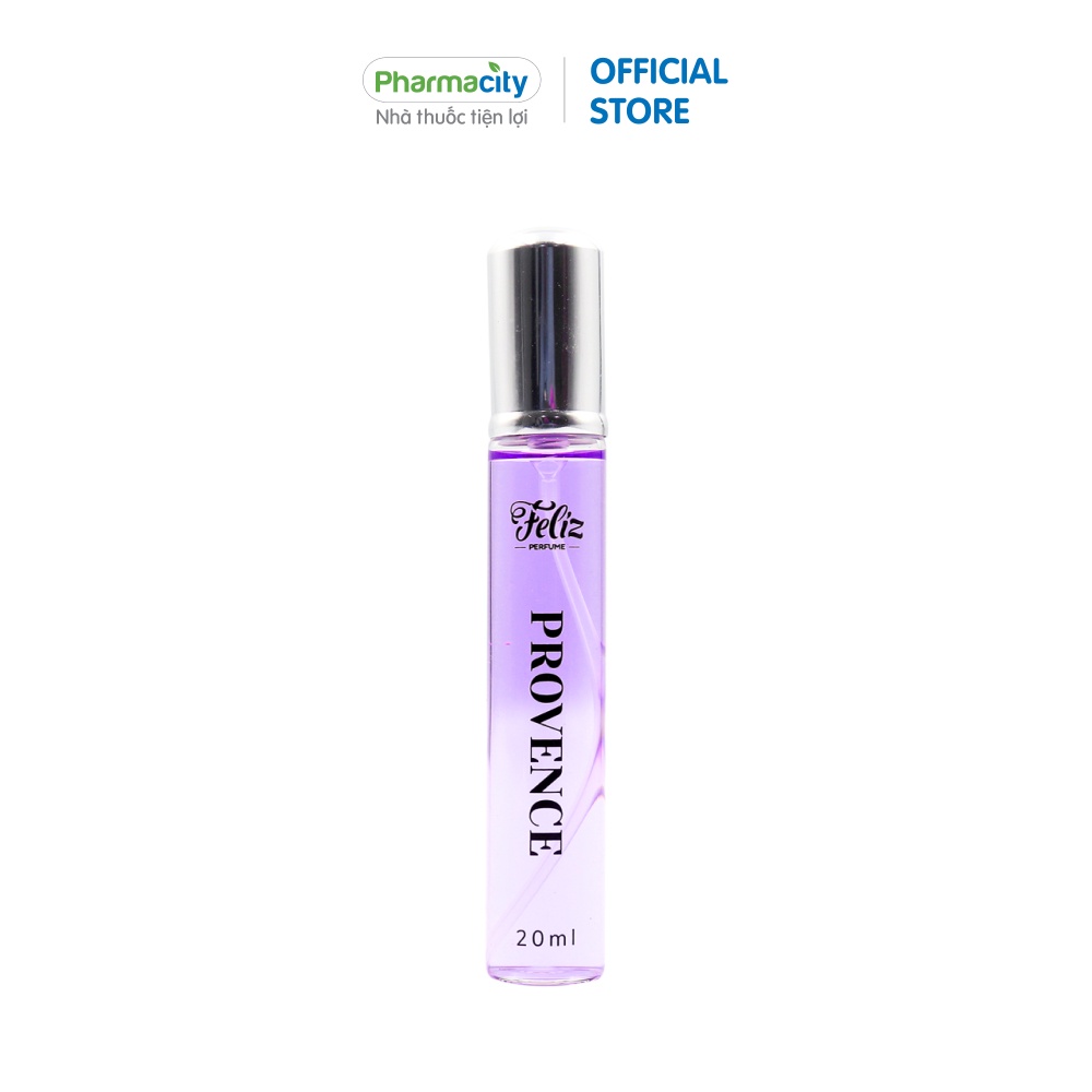 Nước hoa Feliz Perfume Provence (màu tím/trắng/hồng)