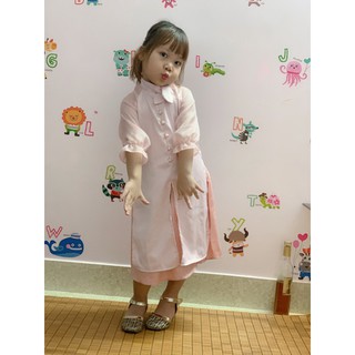 Áo dài cách tân cách điệu bé gái (đặt may)