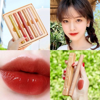 Son Môi Dạng Lỏng Dưỡng Ẩm Chống Thấm Nước Không Phai Màu Trái Tim Phong Cách Giống Nữ Sinh