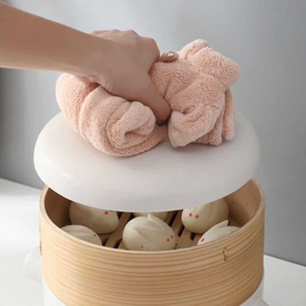 Glenes Khăn Lau Tay Vải Lông Cừu San Hô Mềm Mại Nhỏ Xinh Dành Cho Gia Đình