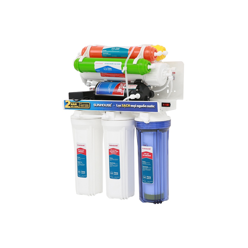 Máy lọc nước Sunhouse không vỏ SHA8878KV 8 lõi - Bảo hành chính hãng - Hàng trưng bày - điện máy Sunmy