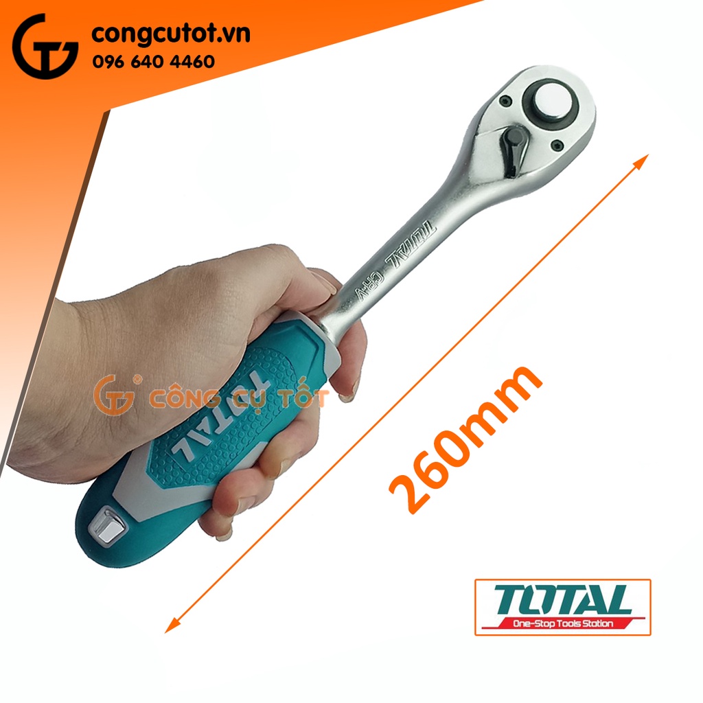 Cần siết 2 chiều 1/2 inch 260mm Total THT106126